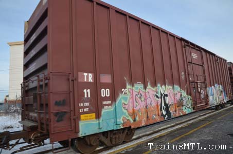 Car/wagon TR110025 left side / coté gauche